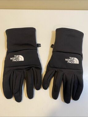 The North Face Black Winter Gloves with Logo M/M